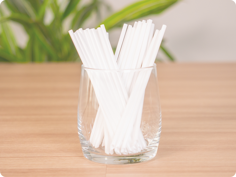 バイオマス配合ストロー